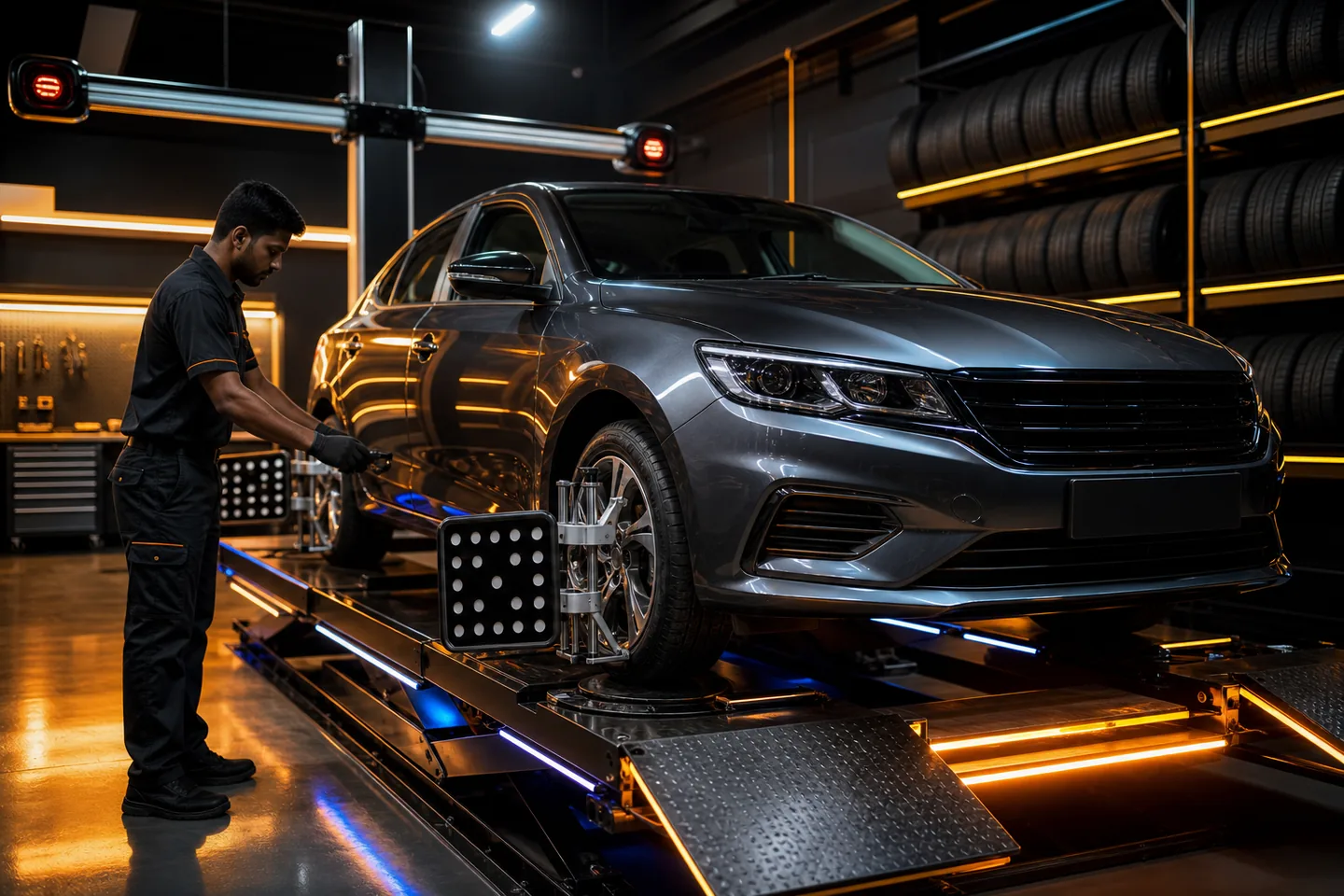 Wheel Alignment and Balancing at Carwell Auto Shop