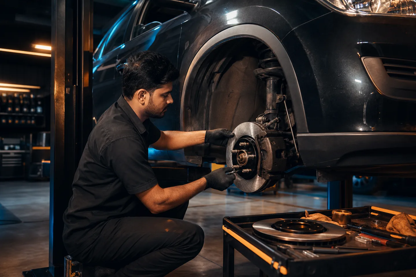 Brake Pad and Disc Replacement at Carwell Auto Shop